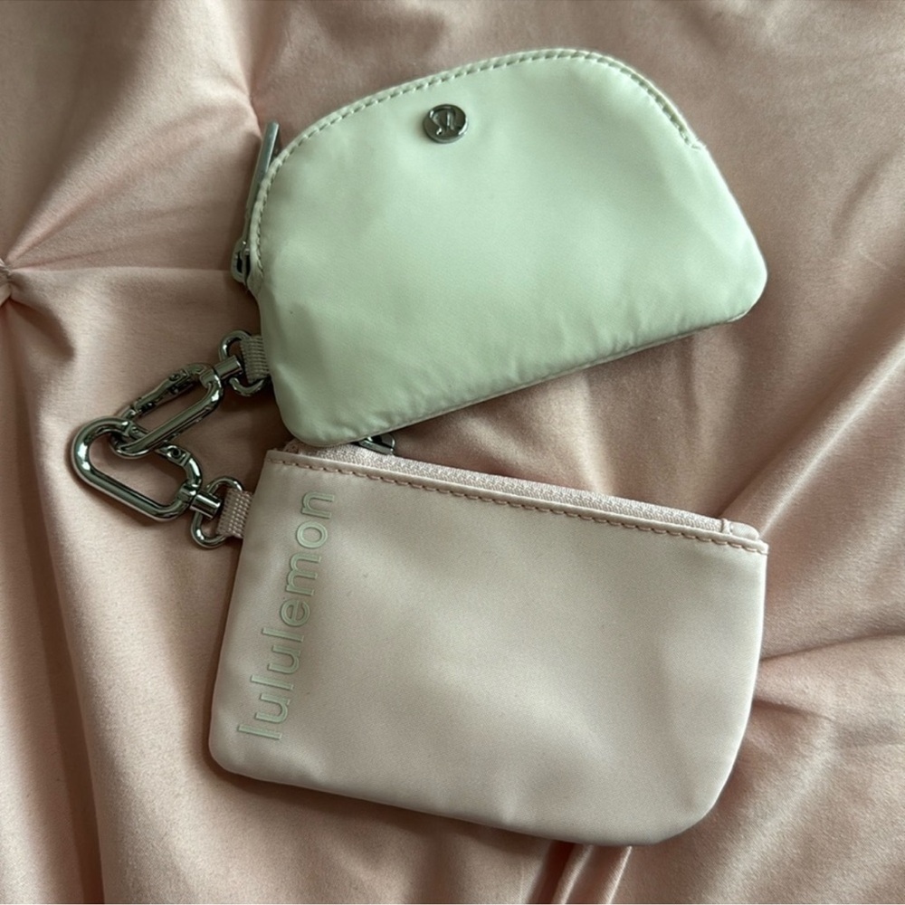 lululemon white opal big pouch ONLY